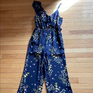 BB Dakota Navy Floral Jumpsuit